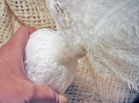 Boho chic μπομπονιέρα τούλι