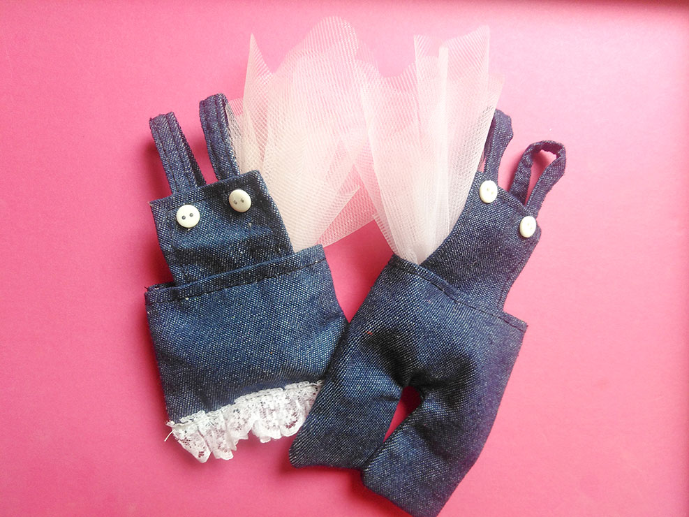 Τζιν Φορεματάκι και σαλοπέτα μπομπονιέρας