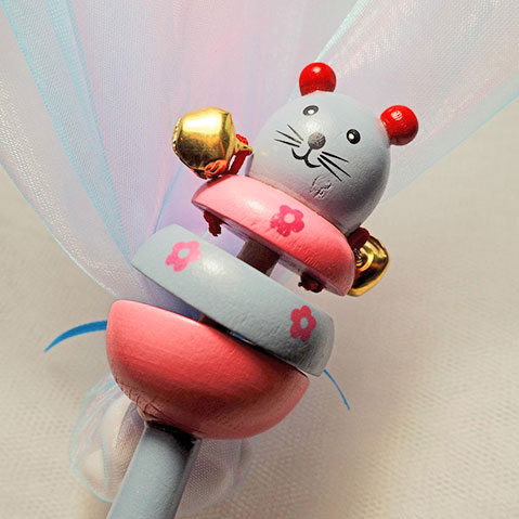 Μπομπονιέρα ζωάκι κουδουνίστρας