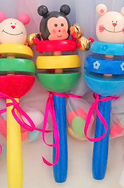 Ζωάκι μπομπονιέρα κουδουνίστρα