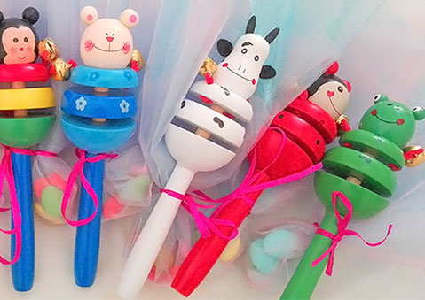 Μπομπονιέρα ζωάκι κουδουνίστρα - 7