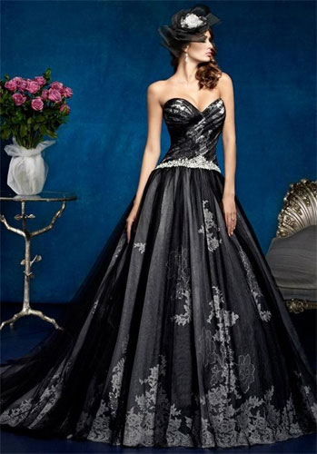 μαυρο νυφικό, νυφικα, black wedding dress, black wedding, bridal, black bridal