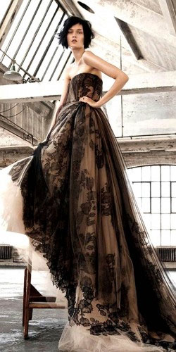 μαυρο νυφικό, νυφικα, black wedding dress, black wedding, bridal, black bridal