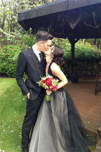 μαυρο νυφικό, νυφικα, black wedding dress, black wedding, bridal, black bridal